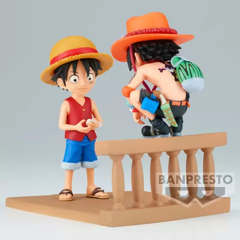 Comprar Figura Monkey D Luffy & Portgas D Ace World Collectable Log Stories One Piece 8cm Figuras Estándar