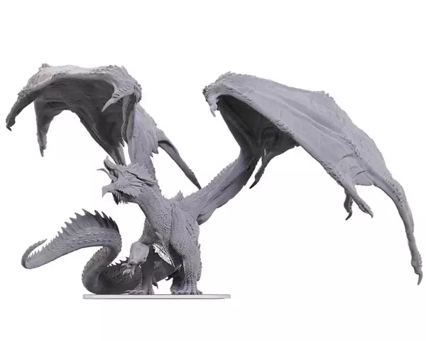 Reservar Figura Adult Red Dragon Tyrant *Sin Pintar* Dungeons & Dragons - Icons Of The Realms Wizkids Figuras