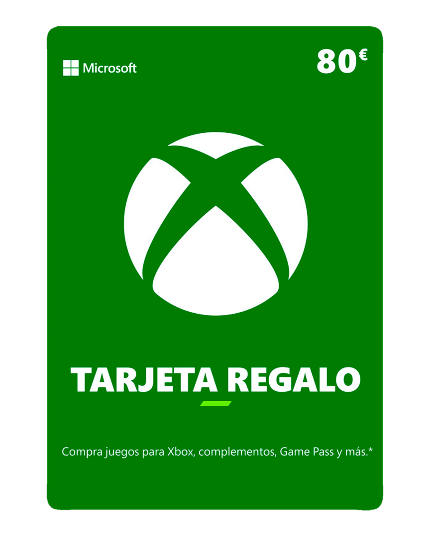 Tarjeta prepago xbox live 80€