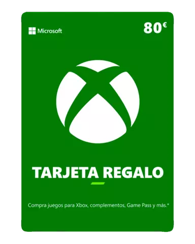 Tarjeta Prepago Xbox Live 80€