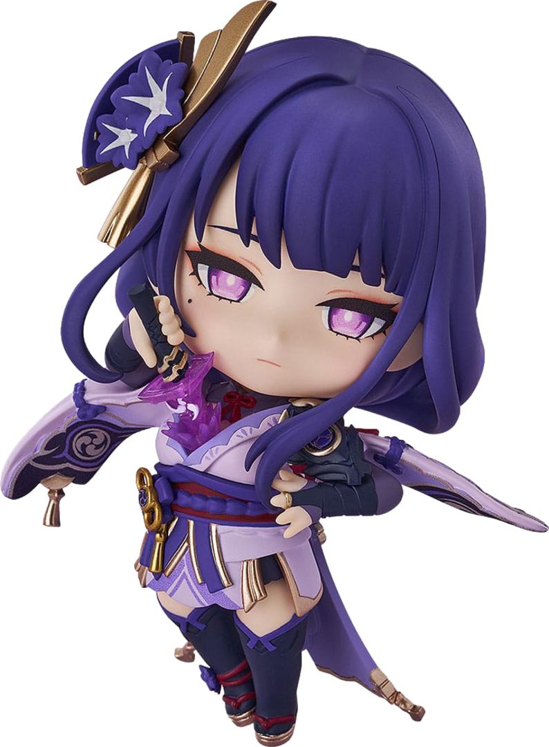 Figura raiden shogun genshin impact nendoroid 10cm