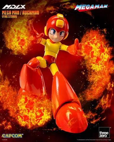 Reservar Figura Megaman Rockman Fire Storm MDLX ThreeZero Figuras Estándar