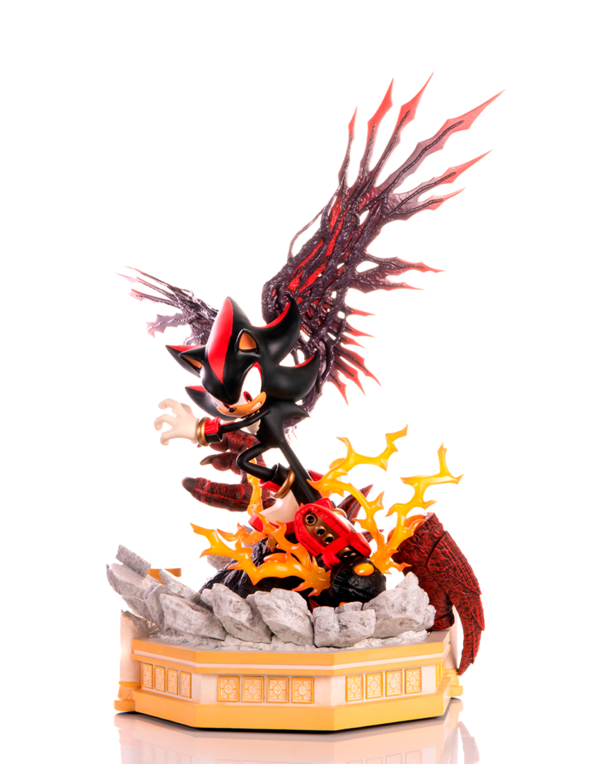 Figura shadow evolved estatua resina sonic x shadow generations 58 cm