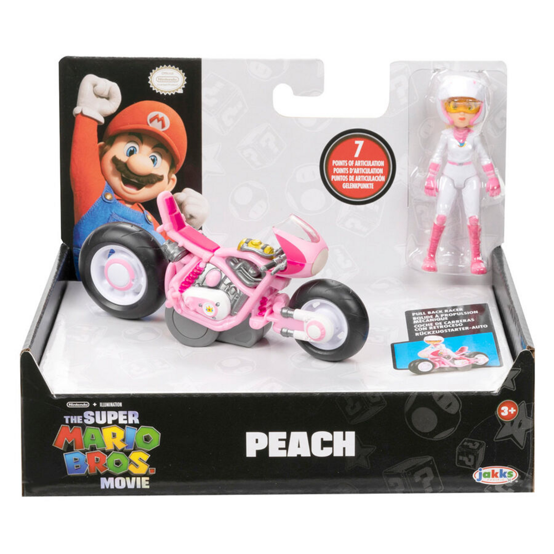Figura peach kart la pelicula mario kart 7cm
