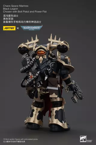 Reservar Figura Elegido de la Legión Negra con pistola bólter y puño de energía Warhammer 40K 1/18 JoyToy 20cm Figuras Estándar