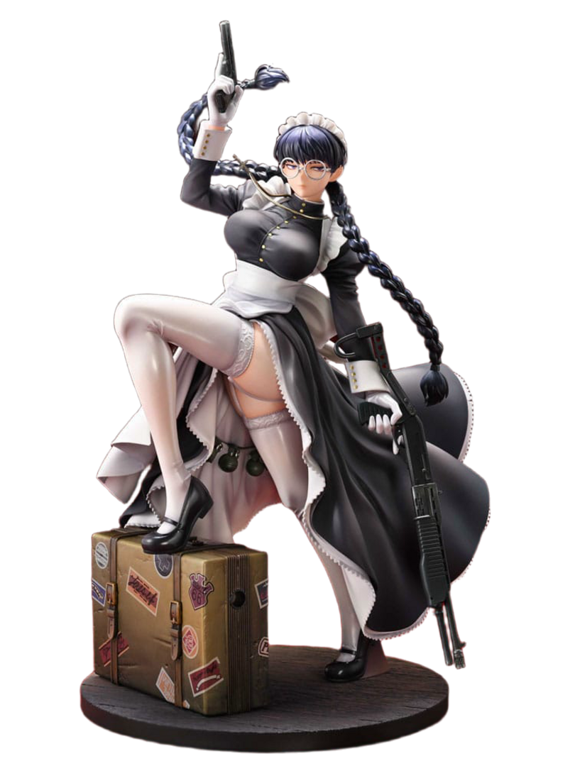 Figura roberta the maid of nightmares black lagoon 1/7 artfx kotobukiya