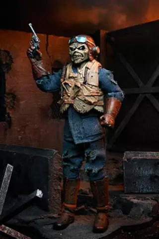 Comprar Eddie Aces High Con Ropa Estilo Retro Figura 20 cm Iron Maiden Reissue Figuras
