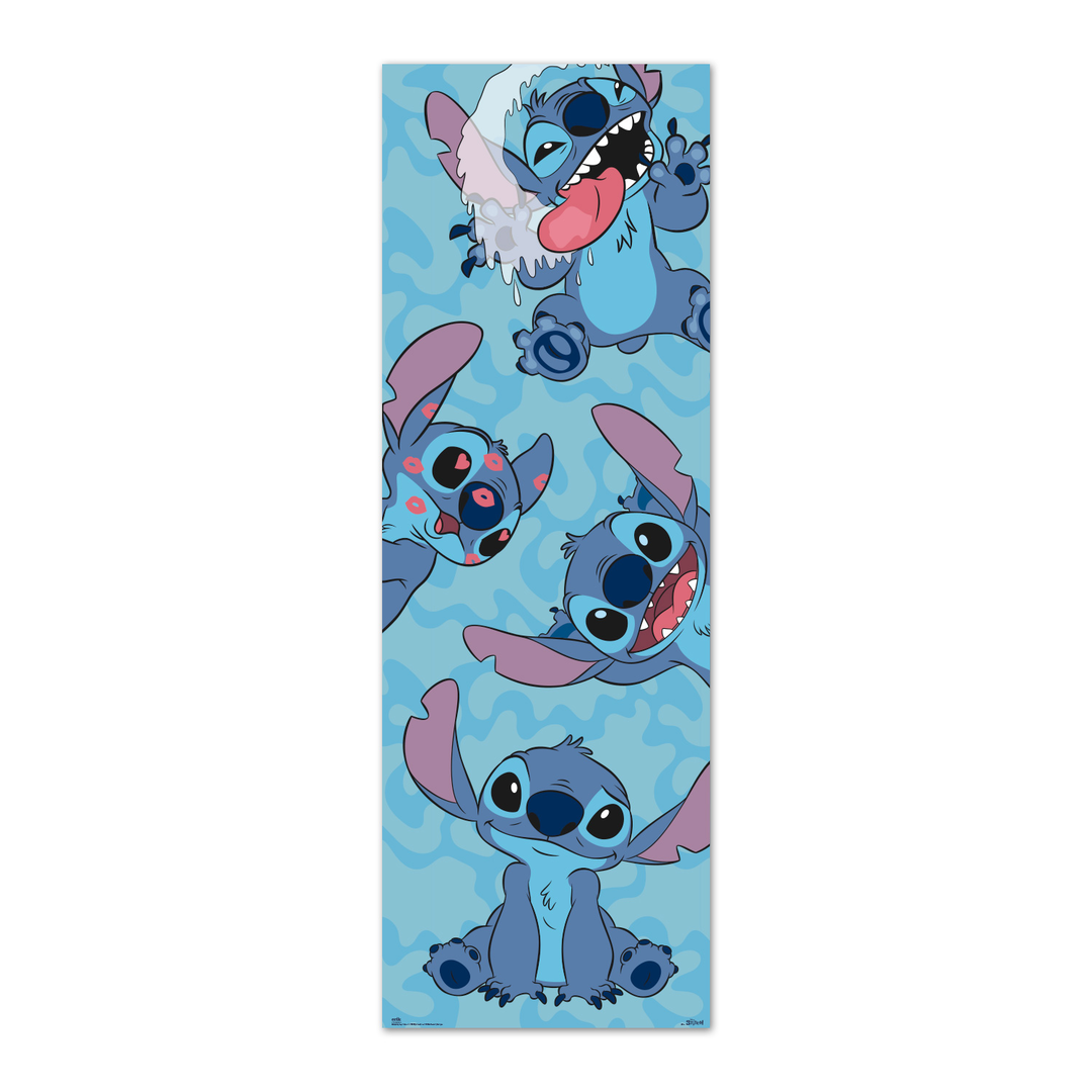 Poster puerta disney stitch