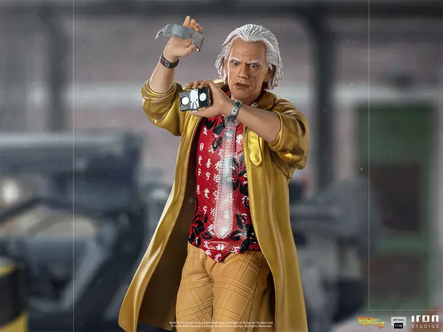 Comprar Figura Art Scale Regreso Al Futuro Ii Doc Brown Figuras