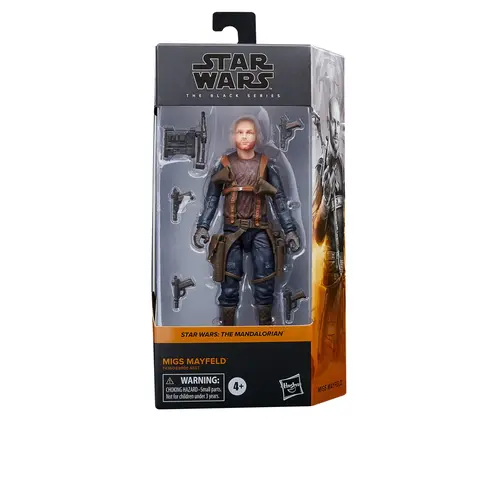 Figura Star Wars The Mandalorian Migs Mayfeld Serie Black