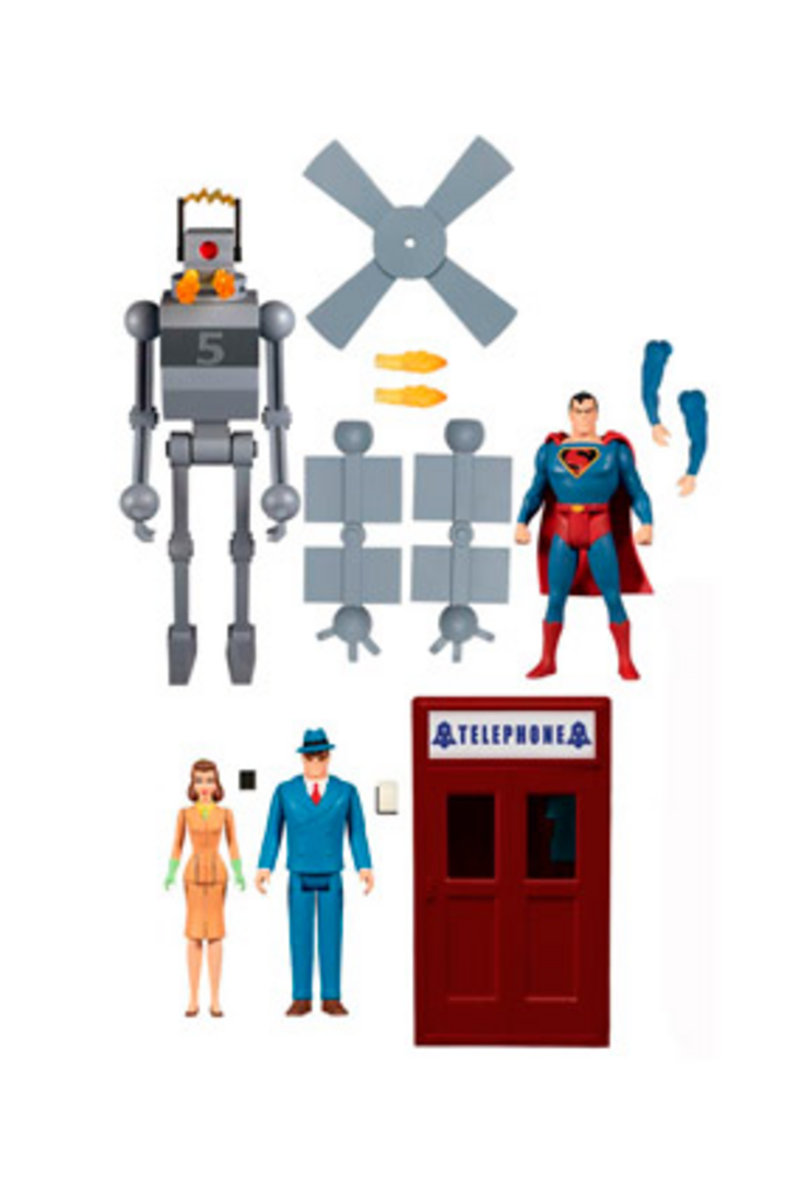 Superman The Mechanical Monsters (1941) Box Set 3 Figuras 9.5 cm Universo Dc 5 Points