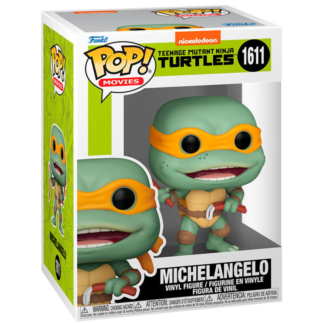 Funko Pop! Movies: Teenage Mutant Ninja Turtles (TMNT) - Michelangelo Sausage Link Nunchucks - TMNT 1990 - Figura de Vinilo Coleccionable - Idea de Regalo- Mercancia Oficial - Movies Fans