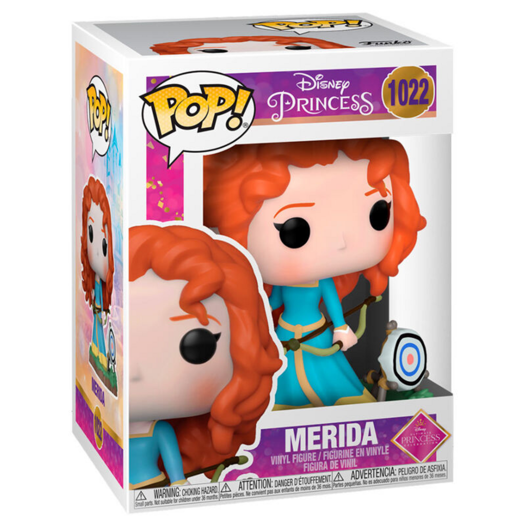 Funko Pop! Disney: Ultimate Princess - Merida - Disney Princesses - Princesas Disney - Figura de Vinilo Coleccionable - Idea de Regalo- Mercancia Oficial - Juguetes para Niños y Adultos - Movies Fans