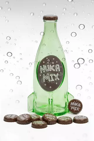 Reservar Replica Set 10 Chapas Nuka-Cola con Botella Nuka Mix Fallout DevPlus 18 cm Estándar