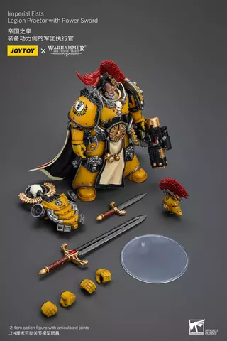 Reservar Figura Praetor de la Legión Imperial Fist con Power Sword PVC 1/18 Warhammer The Horus Heresy 12 cm Figuras Estándar