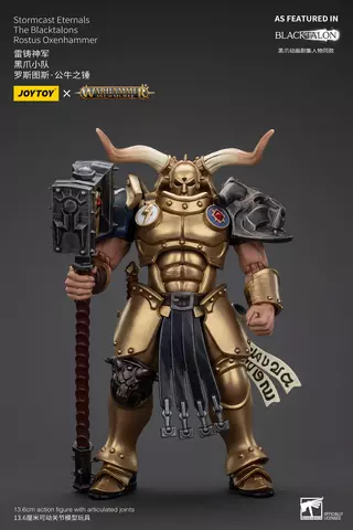 Reservar Figura Rostus Oxen Hammer Warhammer Age of Sigmar Stormcast Eternals The Blacktalons 20 cm Figuras Estándar