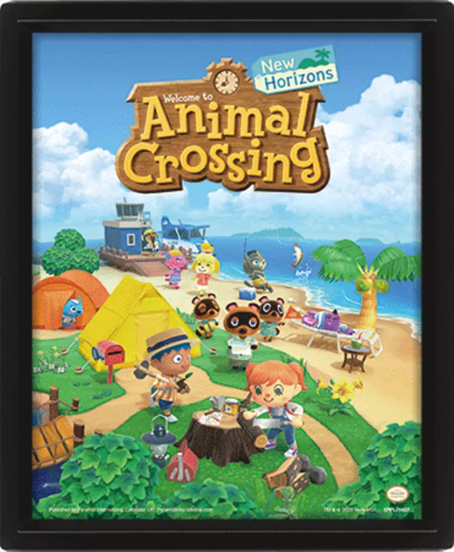 Póster 3D - Sherwood Animal Crossing New Horizons, Plástico, Multicolor – imagen 2