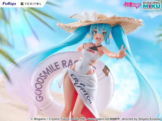 Reservar Figura Racing Miku 2024: Tropical Ver. 1/7 Hatsune Miku GT Project Tenitol Furyu Figuras Estándar