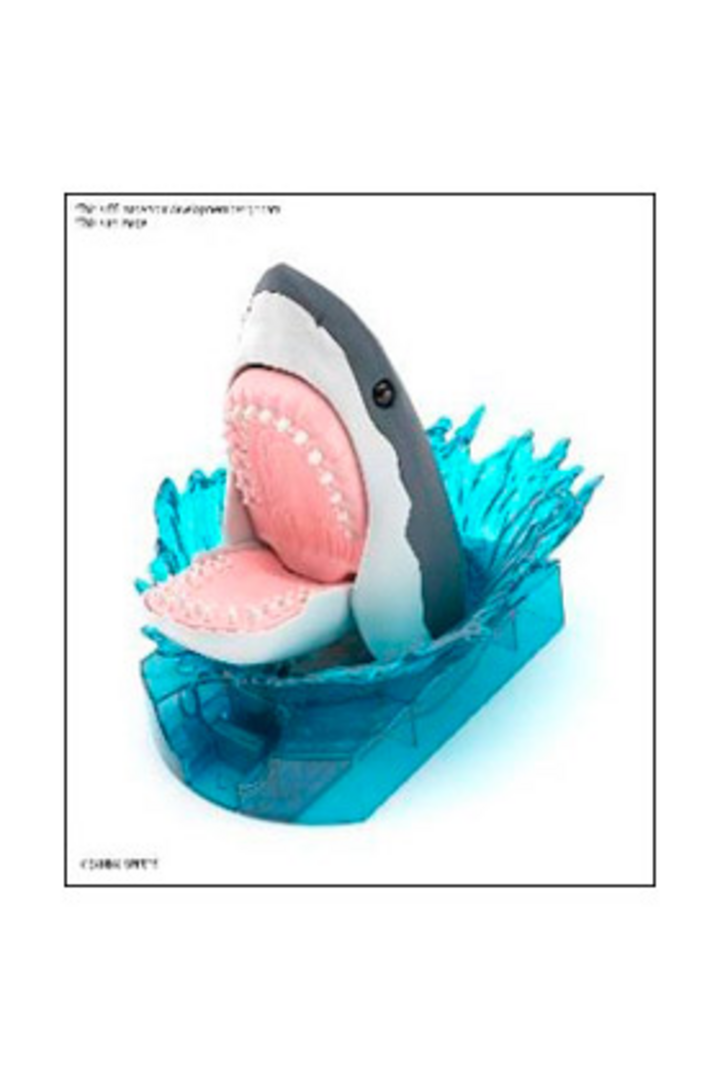 Great white shark figura exploding lab nature plastic model kit