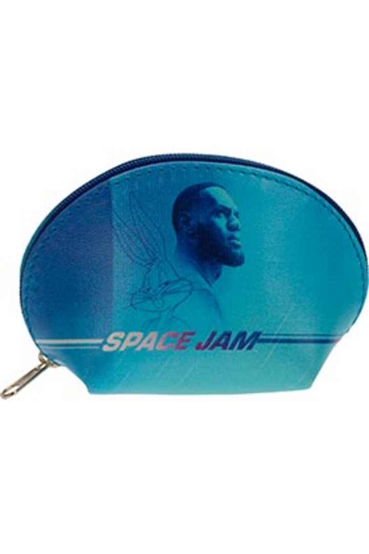 Estuche ovalado lebron azul space jam looney tunes