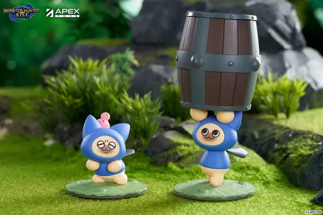 Reservar Pack 6 Figuras Felyne Cat Monster Hunter Rise Apex Innovation Estatuas Estándar