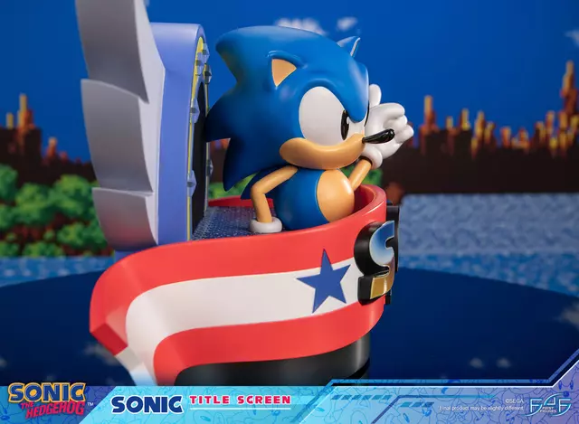 Reservar Figura Resina Sonic Sonic The Hedgehog Tittle Screen First 4 Figures 21cm Figuras