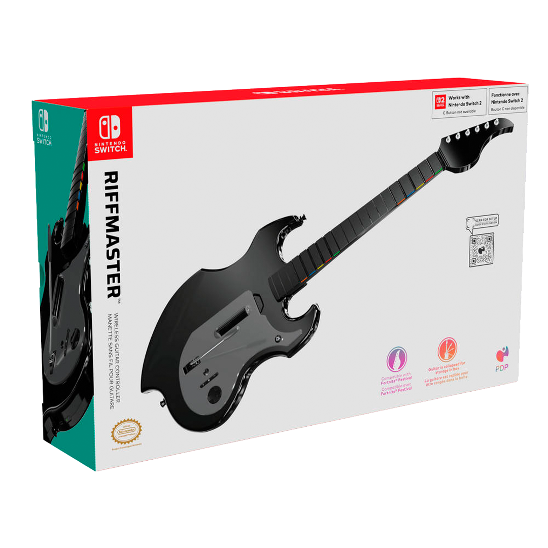 Guitarra Inalámbrica Riffmaster para Switch