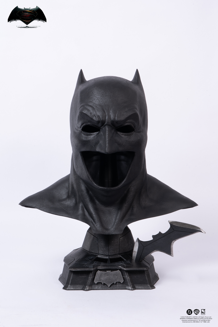 Réplica máscara batman  batman v superman: dawn of justice 1/1 pure arts