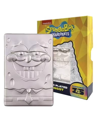 SpongeBob SquarePants 25th Anniversary .999 Silver Plated Ingot