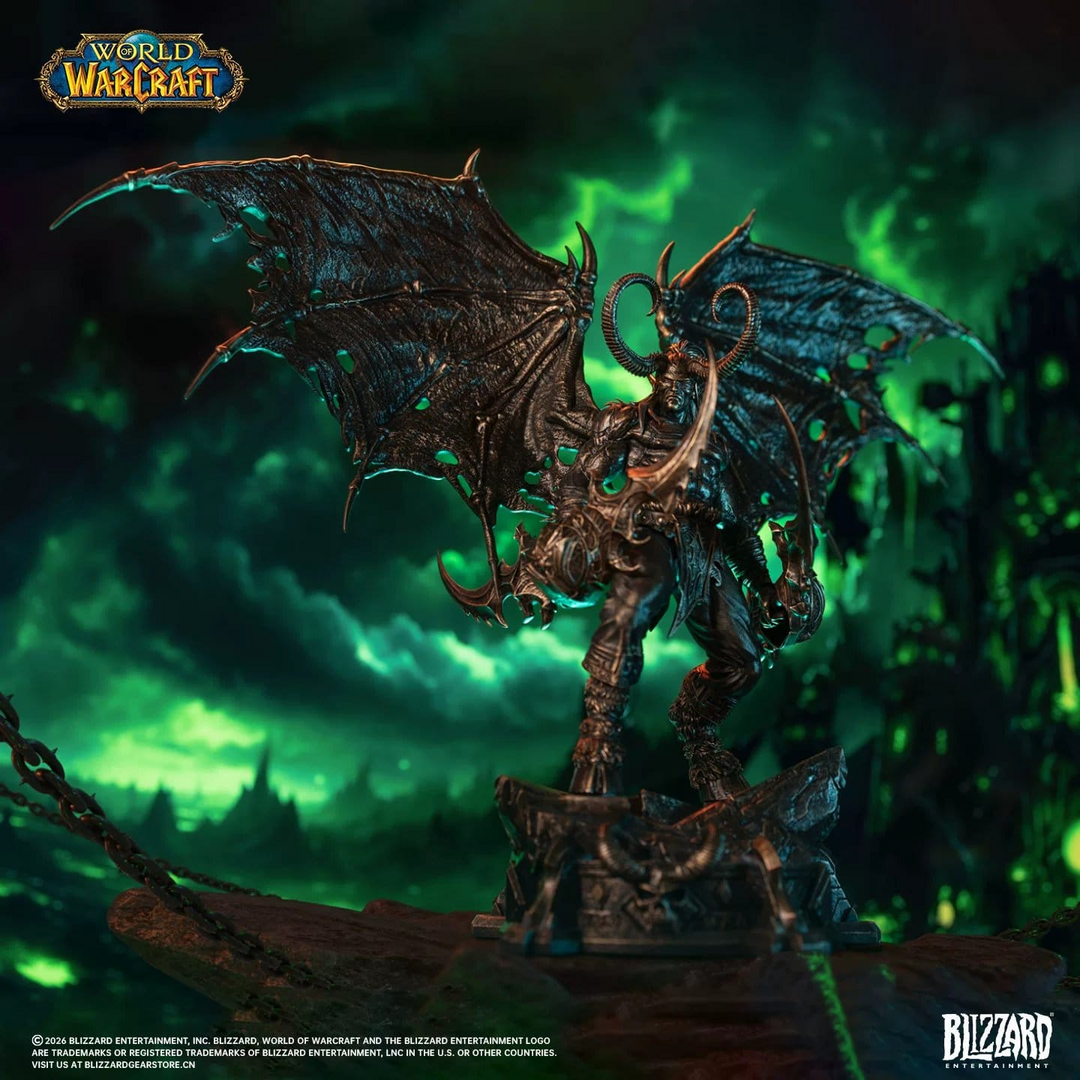 Estatua Illidan Stormrage World of Warcraft 1/10 Bronze Ver. Blizzard