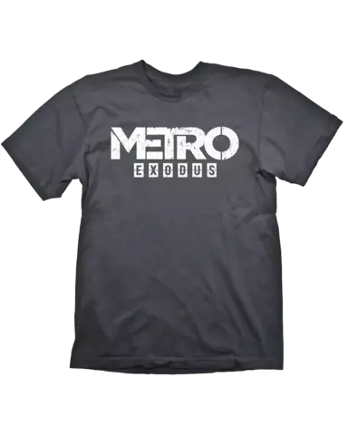Camiseta gris Logo Metro Exodus Talla M