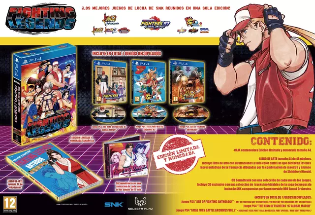 Comprar SNK Fighting Legends Edición Coleccionista PS4 Coleccionista