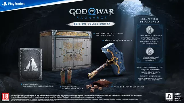 Comprar God of War Ragnarök Edición Coleccionista PS5 Coleccionista
