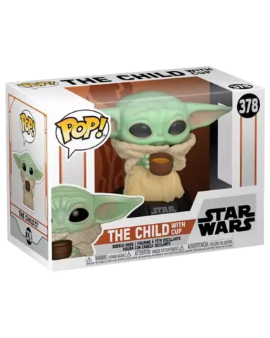 Comprar Figura POP! Baby Yoda con Taza Star Wars The Mandalorian Figuras de Videojuegos Baby Yoda con Taza