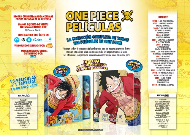 Comprar One Piece: Las Películas Colección Completa Blu-ray Estándar Blu-ray
