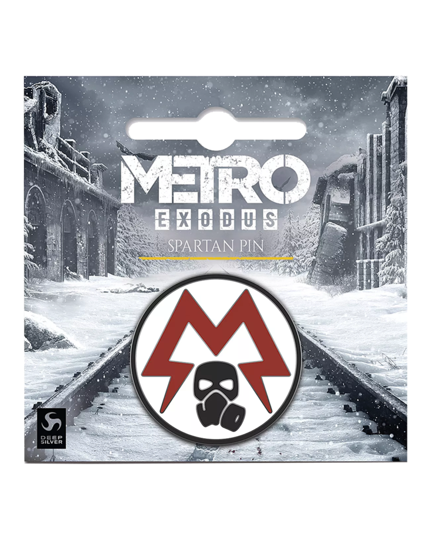 Pin spartan logo metro exodus