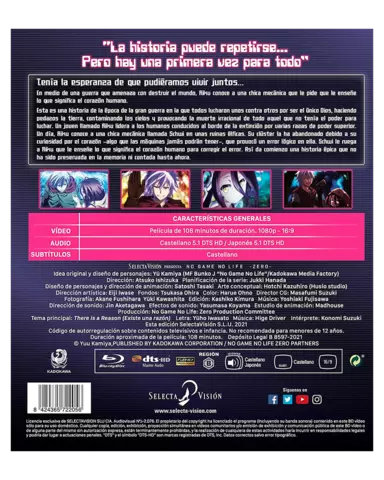 Comprar No Game No Life Zero Edición Blu-Ray Estándar Blu-ray