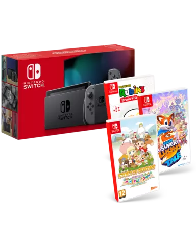 Comprar Nintendo Switch JoyCon Gris Pack Juegos B Switch Pack Switch Gris