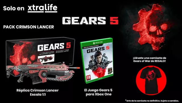 Comprar Pack Crimson Lancer + Gears 5 Xbox One Pack merchandising