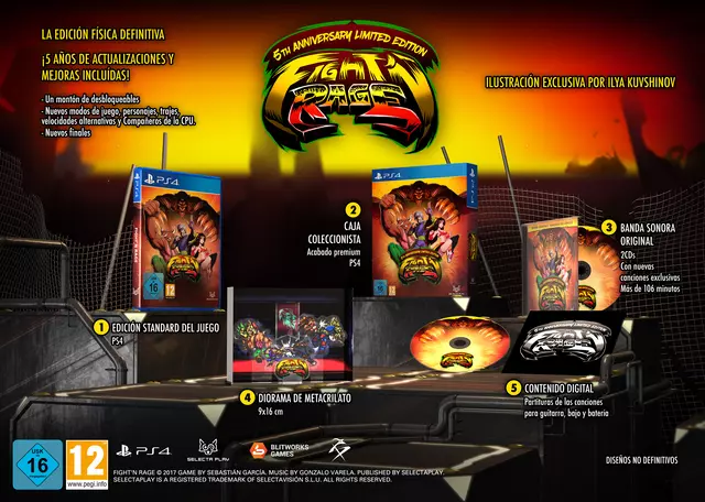 Comprar Fight N' Rage Edición Limitada 5º Aniversario PS4 Estándar