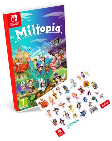 Comprar Miitopia + Set de Stickers Miitopia Switch Pack Stickers