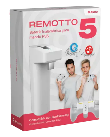Remotto Battery - Cargador para Mando de PS4 Inalámbrico - +12