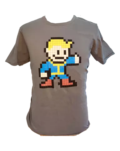 Comprar Camiseta Gris Hombre Fallout 8 Bit Talla L Talla L