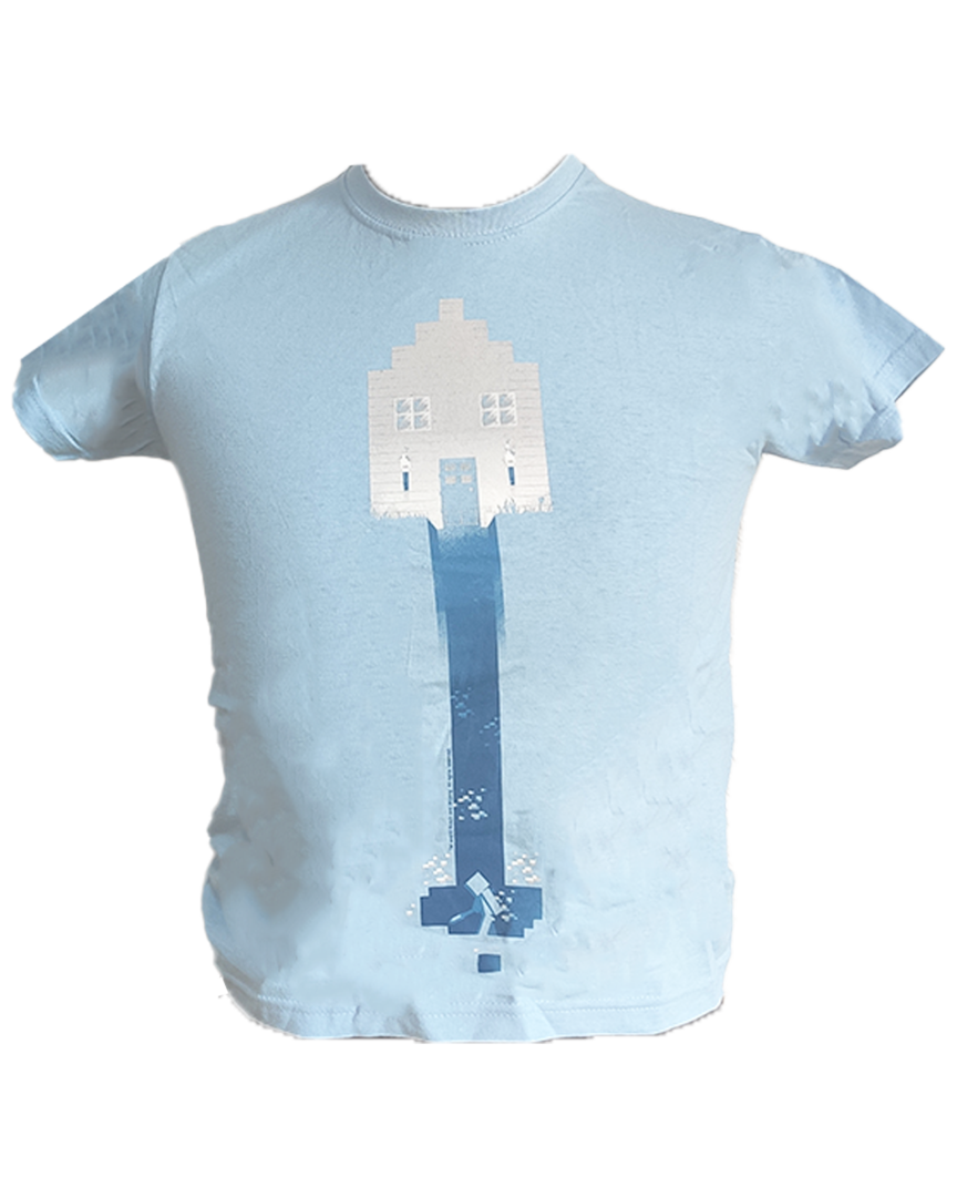 Camiseta Azul Minecraft Shovel Sky Talla 7/8