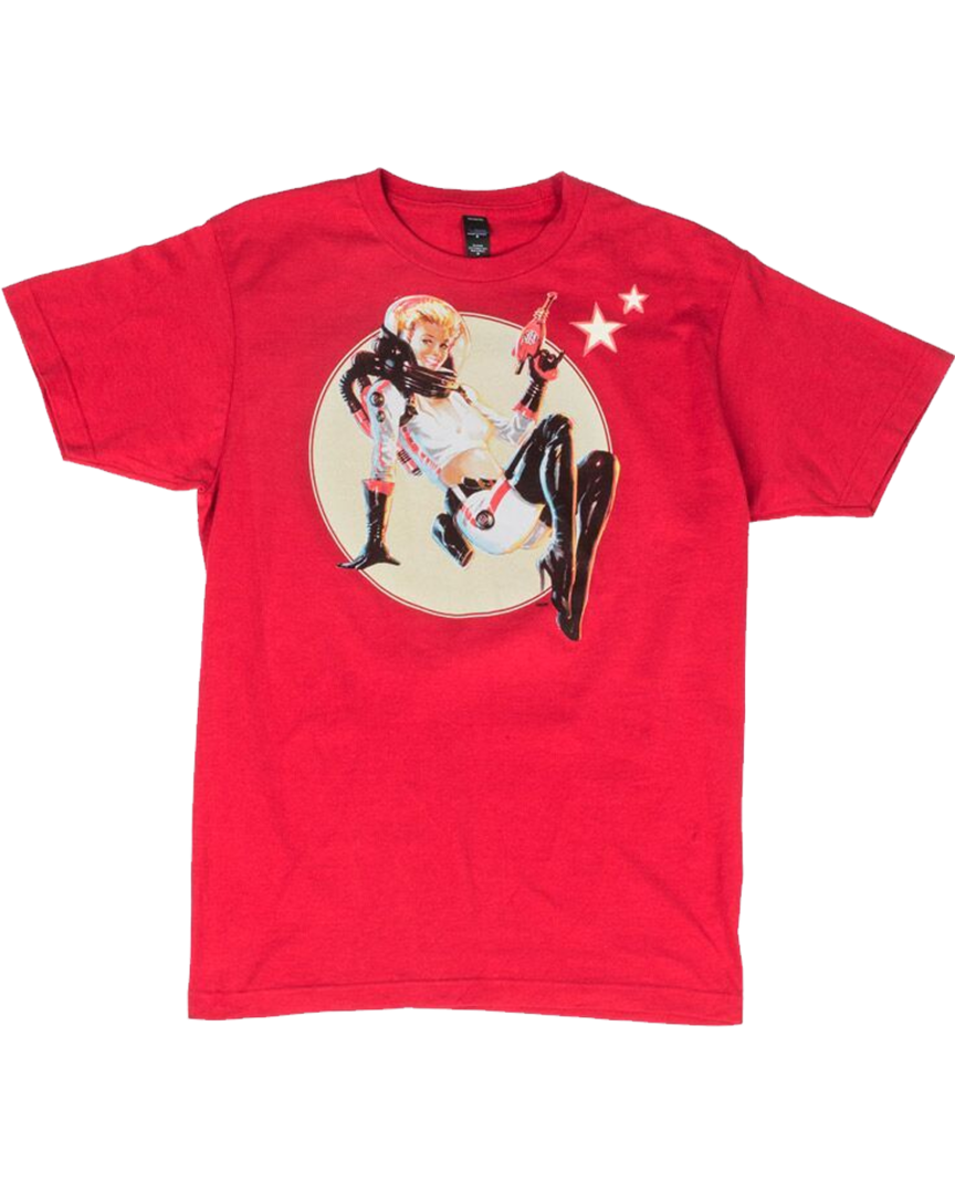 Camiseta Roja Fallout 4 Nuka Cola Pin-Up Talla S