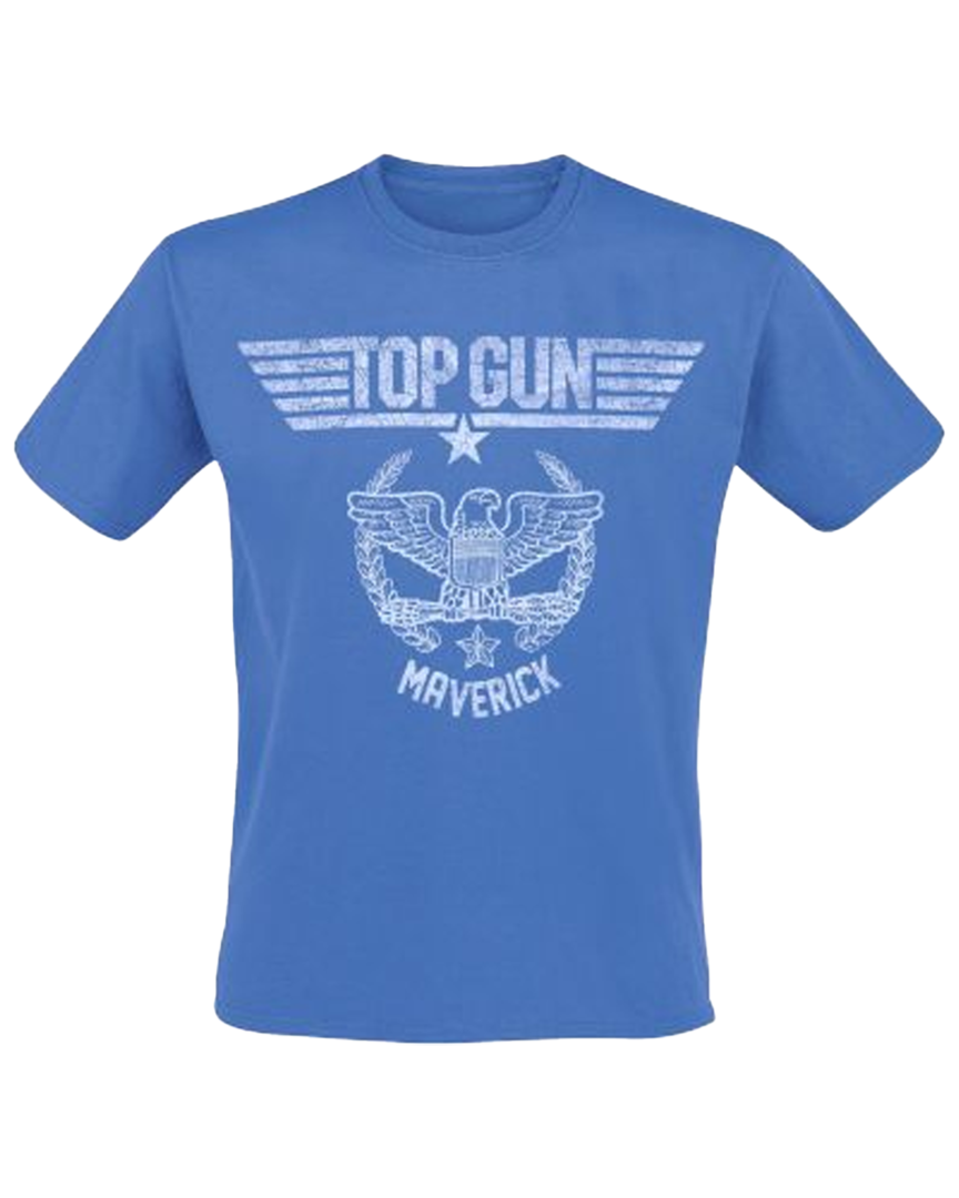 Camiseta azul top gun talla s