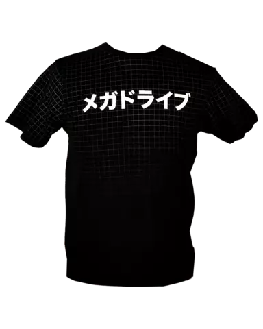 Camiseta Negra Mega Drive Retro Japan Talla S