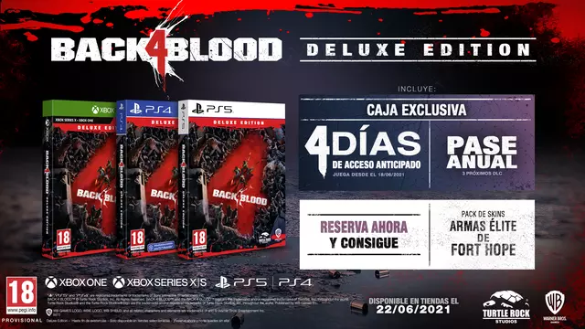 Comprar Back 4 Blood Edición Deluxe Xbox One Deluxe