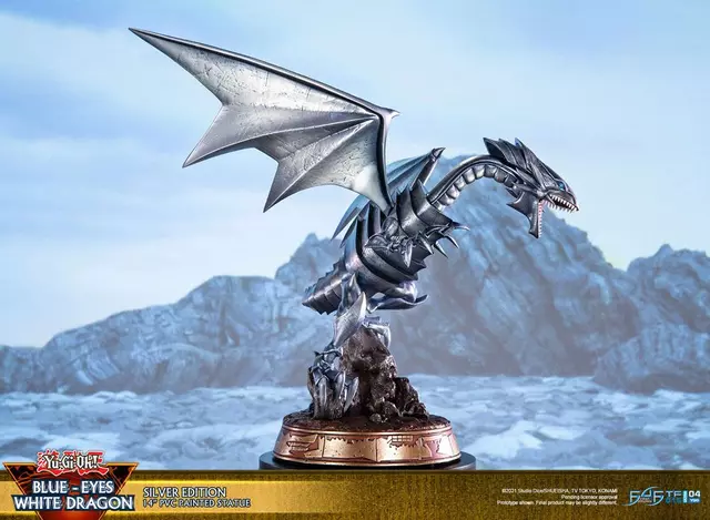 Comprar Figura Blue Eyes White Dragon Plateado Yu-Gi-Oh 35cm Figuras de Videojuegos Estándar screen 2