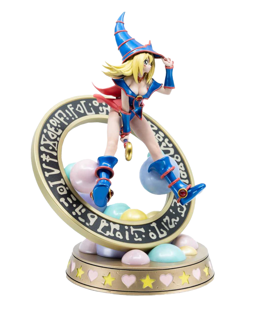 Estatua dark magician girl standard edición vibrant yu-gi-oh! 30 cm